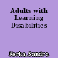 Adults with Learning Disabilities
