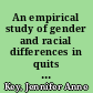 An empirical study of gender and racial differences in quits and layoffs of young workers /