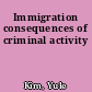 Immigration consequences of criminal activity