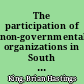 The participation of non-governmental organizations in South African conservation /