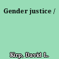 Gender justice /