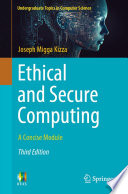 Ethical and secure computing : a concise module /
