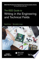 The IEEE guide to writing in the engineering and technical fields /