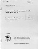 An assessment of the Virtual-Integrated MOUT Training System (V-IMTS) /