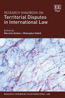 Research handbook on territorial disputes in international law /