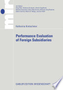Performance evaluation of foreign subsidiaries