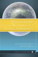 International legal research in a global community /