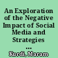 An Exploration of the Negative Impact of Social Media and Strategies for Intervention /