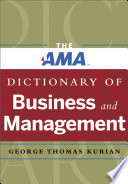 The AMA Dictionary of Business and Management /