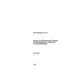 Industry, the environment and corporate social responsibility : a selected and annotated bibliography /