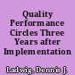 Quality Performance Circles Three Years after Implementation /