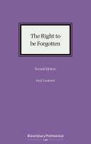 The right to be forgotten /