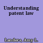 Understanding patent law