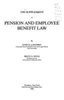 Pension and employee benefit law /