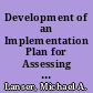 Development of an Implementation Plan for Assessing Institutional Effectiveness at Lakeshore Technical College