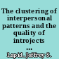 The clustering of interpersonal patterns and the quality of introjects in depression /