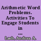 Arithmetic Word Problems. Activities To Engage Students in Problem Analysis