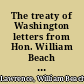 The treaty of Washington letters from Hon. William Beach Lawrence, LL. D.