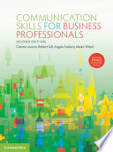 Communication skills for business professionals /