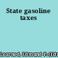 State gasoline taxes