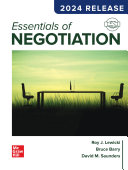 Essentials of negotiation /