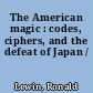 The American magic : codes, ciphers, and the defeat of Japan /