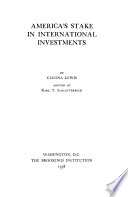 America's stake in international investments /