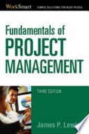 Fundamentals of project management /