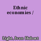 Ethnic economies /