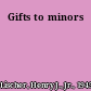 Gifts to minors