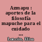 Azmapu : aportes de la filosofía mapuche para el cuidado del lof y la Madre Tierra /