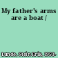 My father's arms are a boat /