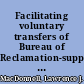 Facilitating voluntary transfers of Bureau of Reclamation-supplied water /