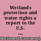 Wetlands protection and water rights a report to the U.S. Environmental Protection Agency Region VIII /