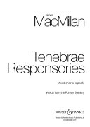 Tenebrae responsories : mixed choir a cappella /