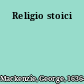 Religio stoici