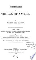 Commentaries on the law of nations