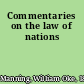 Commentaries on the law of nations