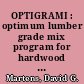 OPTIGRAMI : optimum lumber grade mix program for hardwood dimension parts /