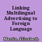 Linking Multilingual Advertising to Foreign Language Teaching
