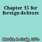 Chapter 15 for foreign debtors