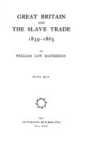 Great Britain and the slave trade, 1839-1865.