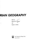 Readings in urban geography /