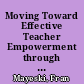 Moving Toward Effective Teacher Empowerment through Improved Decision Making at a Secondary School in Wyoming