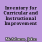 Inventory for Curricular and Instructional Improvement