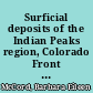 Surficial deposits of the Indian Peaks region, Colorado Front Range /