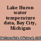 Lake Huron water temperature data, Bay City, Michigan 1946-1993