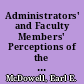 Administrators' and Faculty Members' Perceptions of the Performance Appraisal Interview