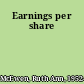 Earnings per share