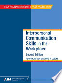 Interpersonal communication skills in the workplace /